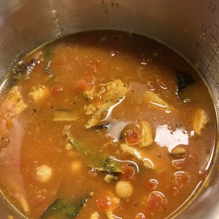 Moroccan Chicken Stew with Garbanzo Beans