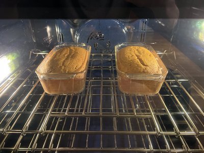 Two Banana Bread Loaves